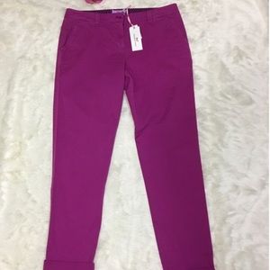 Vineyard Vines Boyfriend Chino Purple Plum Pants